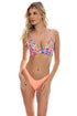 Luli Fama Water Blossoms High Leg Brazilian Bottom